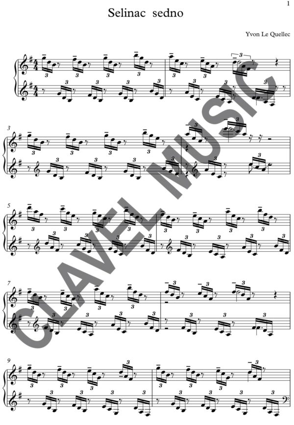 Partition de Senilac sedno pour harpe celtique pdf
