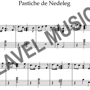 Partition de Pastiche de Negelem pour harpe celtique pdf