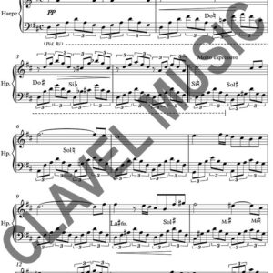 Partition de SCHUBERT F. Ave Maria pour Harpe pdf