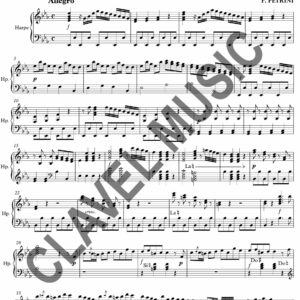 Partition de PETRINI F. Duo de Harpes en Mib pdf