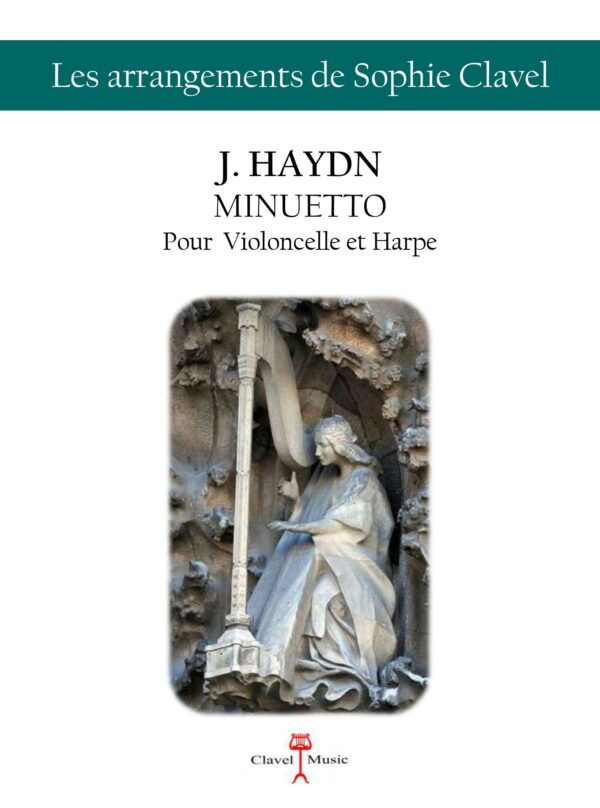 Partition de HAYDN J. Minuetto pour Violoncelle et Harpe format papier