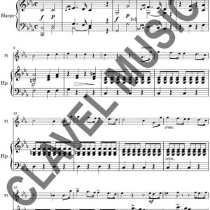 Partition de DONIZETTI G. Sonate pour Fl ou V° et Harpe pdf