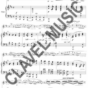 Partition de CHAMINADE C. Concertino pour Flûte et Harpe pdf