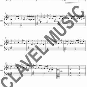 Partition de CABEZON A. de Romance N°5 pour Harpe pdf