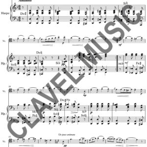 Partition de BEETHOVEN L. v. Sonatina pour Violoncelle et Harpe pdf